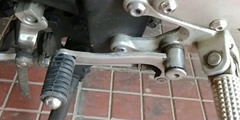 Motorcycle gear pedal sound 