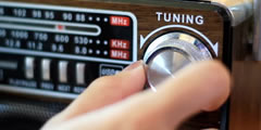 radio tuning sound , 5 sounds