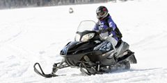 Snowmobile passing by sound , 6 sounds