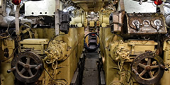 Submarine engine noise sound 