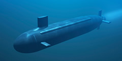 Submarine sails underwater sound , 11 sounds