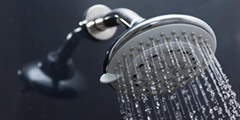 Water flows in the shower sound , 12 sounds